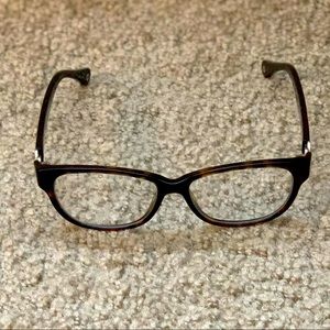 Authentic Coach Subtle Cheetah Print Prescription Glasses